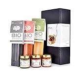 Apropos Geschenk Geschenk-Set - Nudelkiste - Pasta aus Italien (BIO Pasta und Pesto)