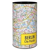 Extragoods Citypuzzle - Berlin Stadtplan Puzzle Map, als Spiel die Stadt kennenlernen, 500 Teile, S