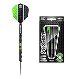 Target Darts Vapor 8 Schwarz Grünes 21G Steeldarts Dartpfeile-S