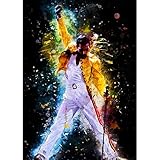 Bilder Kunst Leinwand Queen Freddie Mercury Bohemian Rhapsody Leinwand Malerei Poster und Drucke Hd Abstrakte Bilder Wohnkultur 60x90