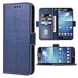 WWAAYSSXA Kompatibel mit Samsung Galaxy S4 Wallet Case Handschlaufe Lanyard Leder Flip Cover Kartenhalter Ständer Handy Zubehör für Galaxy 9500 Galaxy I9505 Damen Herren B