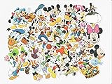 50 Stück Micky-Maus-Vinyl-Aufkleber, wasserdicht, Disney Mickey Minnie Aufkleber, Graffiti-Aufkleber für Wasserflaschen, Autos, Motorräder, Skateboards, tragbare Gepäck, Handy, iPad, Laptop