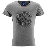 FC Schalke 04 T-Shirt Prägung Print Größe M