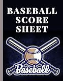 Baseball score sheet: Baseball Log Book,100 Scoring Sheets For Baseball and Softball Games,Perfect for Coaches and Fans|Gifts for Baseball Coaches, ... Baseball Scorekeeper Book, Baseball S