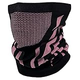 ehsbuy Winter Halswärmer Fleece Halsgamasche Thermo Snoods Unisex Multifunktionale Skimaske Winddichter Gesichtsschal mit Mund Atmungsaktiv Dicker Halsschlauch für Radfahren Motorradsp