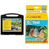 sera 4002 Test Box Aquarium cu/Kupfer & 04914 Sauerstoff Test (O2), Wassertest für ca. 60 Messungen, misst zuverlässig und genau den Sauerstoffgehalt, für Süßwasser, im Aquarium oder T