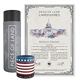 happylandgifts® Premium | Zwei echte Grundstücke in New York und Kalifornien als einzigartiges Geschenk für USA Fans | Personalisierte Besitzurkunde in Farbe mit Wunschname und persönlicher Widmung