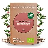 BIO Ashwagandha Pulver 250g +10% GRATIS | Laborgeprüft in Deutschland & fein gemahlen | Ashwagandha wohlschmeckend, ohne Zusätze | Echter Indischer Ginseng vielseitig einsetzb