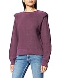 NA-KD Damen Open Back Knitted Sweater Pullover, violett, 2XS