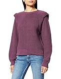 NA-KD Damen Open Back Knitted Sweater Pullover, violett, 2XS