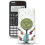 Casio FX-991DE X wissenschaftlicher ClassWiz Rechner mit Art-Case 'tree'