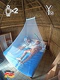 Eisberger Moskitonetz Outdoor & Indoor | Camping Moskitonetz für Reisen | Mückennetz Reise Malaria | Backpacking Reise-Moskitonetz für Doppelbett | Outdoor Moskitonetz Camping | Fliegennetz Camping