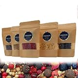 GINTASTIC Botanicals Five-Spices Gin Gewürze| 5 naturbelassene Gin-Gewürze für die Verfeinerung von Gin-Tonic und anderen ginhaltigen Longdrinks & Cocktails | Pimp up your Gin!