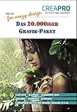 Das 20.000iger Grafik-Paket von CreaPro. Ideal für Gebrauchsgrafik, Flyergestaltung, Illustrierung, Webdesign, Webgrafik, Homepage-Gestaltung und alle ... InDesign®, PageMaker® und andere Prog