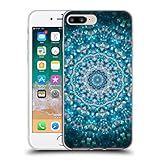 Head Case Designs Offiziell Offizielle Monika Strigel Meerblau Mandala Soft Gel Handyhülle Hülle kompatibel mit Apple iPhone 7 Plus/iPhone 8