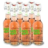 Louie Louie Rosé Wein (6 x 0,5 l), perfekt auch als Geschenk für Frauen & Männer. Roséweincuvée: trocken, lecker, süffig. Bio & Vegan, mit Verschluss. Einzigartig aus Pinot Meunier & Pinot N