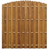 vidaXL Kiefer Sichtschutzzaun 170x(156-170) cm Gartenzaun Dichtzaun Holz Z