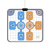 Tanzmatte für Kinder, elektronisches, rutschfestes Tanzspiel-Pad, Doppelpersonen-Tanz-Spielmatte für PC-Spielkonsole, Tanzmatte für Kinder und Erwachsene, Fitness, Familienbüro, Unterhaltung