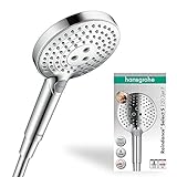 hansgrohe wassersparender Duschkopf Raindance Select 120 PowderRain Regendusche 3 Strahlarten, C