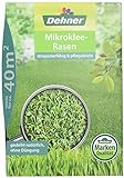 Dehner Rasen-Saatgut Mikroklee, 1 kg, für ca. 40