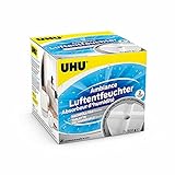 UHU 50530 Luftentfeuchter Ambiance Nachfülltabs, Bekämpft Feuchtigkeit und Schimmel in Wohnräumen von bis zu 50 m³, 2 x 500 g,