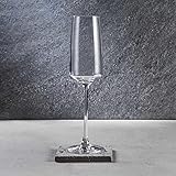 BUTLERS Wine & Dine Champagnerfl?te 250ml 6er-Set - Hohes Sektglas - Stielglas, Kristallglas sp?lmaschinengeeig