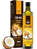 C8 MCT-Öl aus 100% Kokosöl reine Caprylsäure 500ml - geruchs- und geschmack