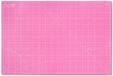 Elan Schneidematte A1 Rosa und Lila, 5-lagige Schneidematte Selbstheilend, Bastelunterlage Schnittfest, Bastelmatte, Schreibtischunterlage und Schneidematte 90 x 60 Schneideunterlage A1 zum N