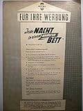 Jede Nacht in einem anderen Bett - Harald Juhnke - Elma Karlowa - Werberatschlag