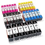 ESMOnline komp. Druckerpatronen als Ersatz zu Canon PGI-525 / CLI-526 für Canon Pixma iP4850 iP4950 iX6550 MX715 MX885 MX895 MG5100 MG5150 MG5200 MG5250 MG5300 MG5350 MG6150 MG6250 MG8150 MG8250