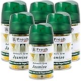 6x Jasmin Air Wick Freshmatic Max Kompatibel - Bis zu 60 Tage Frische - Nachfüller für den Air Wick Freshmatic Max 6 x 250 ml Raumspray