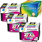 27XL Ink Cartridges ersetzen Kompatibel mit Epson Workforce WF-3620DWF WF-3640DTWF WF-7110DTW WF-7210DTW WF-7610DWF WF-7620DTWF WF-7710DWF WF WF-7715DWF WF WF-7715DWF WF WF WF-7720WDTF 12pack