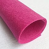 GAOFENG 10 Stücke Filz Stoffbleche Textilgewebe DIY Handwerkarbeit Zum Nähen Und DIY Handwerk Weihnachtsverzierung Handwerk Für Kinder Vlies(Size:40 x 45cm,Color: 5#Rose red)