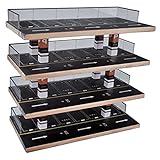 F Fityle Parkhaus Holz Spielzeug PKW Schaukasten Display Ständer Showcase für 1/64 Modellautos, Miniaturenm, Modellbau 33×16×32