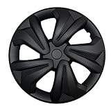 4X Radkappen Carbon Black Auto Radzierblenden Schwarz 14“ Z