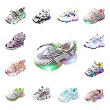 Turnschläppchen Mädchen LED Turnschuhe Jungen Leuchtschuhe Baby Kleinkind Schuhe Rutschfest Sportschuhe Klettverschluss Kinderschuhe Outdoor Atmungsaktive Sneak