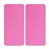 JUSTQIJUN 2 Stück Yoga-Knieschützer, Ellenbogen-Pads, Anti-Rutsch-Pads, geeignet for Pilates-Bodenübungen Yoga-Mats. (Color : Light pink)