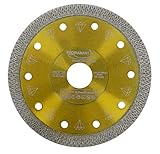 PRODIAMANT Profi Diamant-Trennscheibe für Fliese und Feinsteinzeug 125 mm x 22,23 mm DoubleDiamond Fliesenscheib