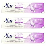 Nair Haarentfernungscreme, feuchtigkeitsspendend, Beine und Körper, 80 ml, 3 Stück
