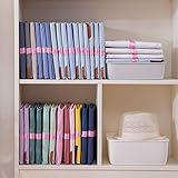 Kleiderordner Closet Organizer Clothing Storage,Shirt Faltbrett t Shirt Zusammenlegen t-Shirts Falter Falthilfe einfach und schnell Suit für alle Home Adult und Kids Kleidung (Rosa)