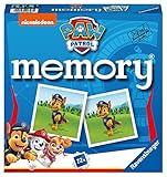 Ravensburger - 20743 Paw Patrol Memory, der Spieleklassiker für alle Fans der TV-Serie Paw Patrol, Merkspiel für 2-8 Spieler ab 4 J