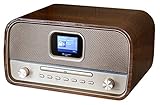 Soundmaster DAB970BR1 Musikcenter mit DAB+ UKW CD-MP3 USB Bluetooth und Farbdisplay