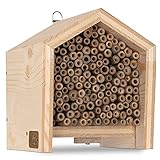 Gardigo Tierhaus System: Bienenhaus | Bienenhotel aus Massivholz | Made in Germany | Insektenhotel für B