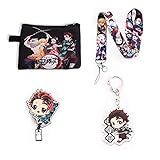 Demon Slayer Manga Merch Set für Kimetsu no Yaiba Schlüsselanhänger Japanesse Anime Geschenk Kamado Tanj