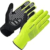 GripGrab Unisex – Erwachsene Ride Wasserdichter Winter Handschuhe Radsport, Herren und Damen Fahrrad, Gelb Hi-Vis, L