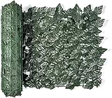 FFVWVGGPAA Efeu Sichtschutz Efeu Künstlich Artificial Leaf Hedge Wandpaneel Verschönern Dekor für Garten Garten Privatsphäre Zaun Efeu Hecke Privatsphäre Bildschirm Zaun F03010