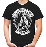 Sons of Middle Earth T-Shirt | Fantasy | Gollum | Hobbit | Fun (XXL)