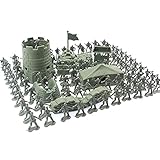 Shenrongtong Armee Spielzeug 100 Stück Soldaten Spielzeug Figuren Spielzeugsoldat Action-Figuren Militärsoldat Spielset Armee Kriegssoldat Spielset Mit Zubehör Für Kinder Jung
