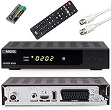 Anadol HD 202c Plus Kabel Receiver mit AAC-LC Audio, PVR Aufnahmefunktion, Timeshift - digital HDTV, Umstieg Analog auf Digital, HDTV, DVBC DVB-C2, HDMI, SCART, Mediaplayer + Anschlusskabel W