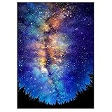 5D-Diamant-Malerei-Set, quadratisch, voller Bohrer, Nachthimmel, Strass-Stickerei, Kunsthandwerk für Zuhause, Wanddekoration, 30 x 40